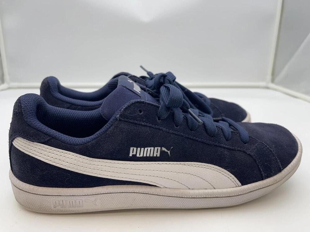 PUMA SoftFoam+ Shoes Mens Size 9 Navy Blue Suede Casual Sneakers 370205-02